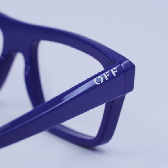 Off-White OERJ07H STYLE 7H 4500 Eyeglasses Blue Square 55mm Frame - Picture 9 of 10
